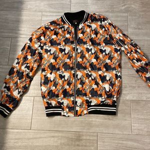 Richelieu Paris Men’s Size XL orange and brown camo jacket